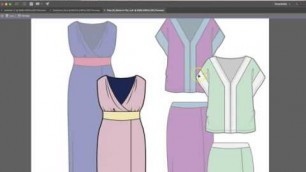 'ADOBE ILLUSTRATOR for FASHION_FILLING FLATS with COLOR'