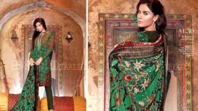 'Gul Ahmed Winter Collection 2015.asiaboutique.co.uk Pakistani Indian Designer Wear'