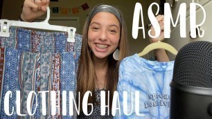 'ASMR Clothing Haul 