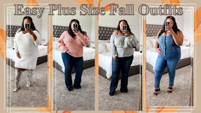 'Plus Size Fall Outfits | Easy Plus Size Outfits for Fall 2021 | From Head to Curve'