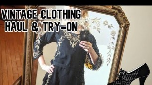 'HUGE Vintage Clothing Try-On Haul || 1920\'s & 1930\'s Clothing'