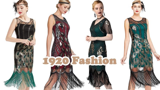 'Vintage fashion Classic fashion 1920s fashion 1920s women\'s fashion Old fashion dresses'