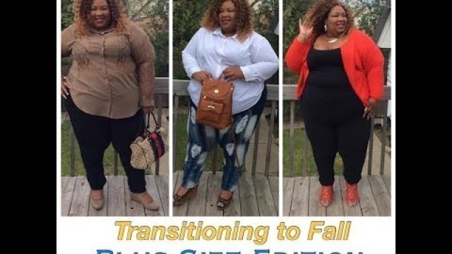 'FALL FASHION TRANSITION ~ PLUS SIZE FASHION TRY ON ~ DEIDRA DAZZLING'