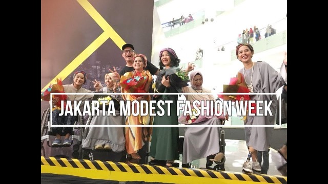 'JAKARTA MODEST FASHION WEEK I JADI MODEL CATWALK???? I DISABILITAS. eps 9'