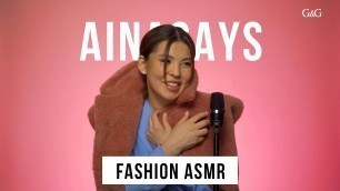 'Fashion ASMR вместе с AinaSays'