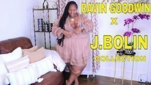 'PLUS SIZE TRYON HAUL | RAVIN GOODWIN X J.BOLIN COLLECTION #FALLFASHION #PLUSSIZE'