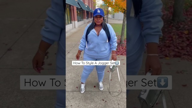 'The BEST Jogger Set! Fall Street Style - Plus Size Fashion!'