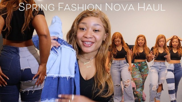 'FASHION NOVA JEANS HAUL SPRING 2022'