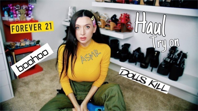 'Clothing Haul + Try on *ASMR'