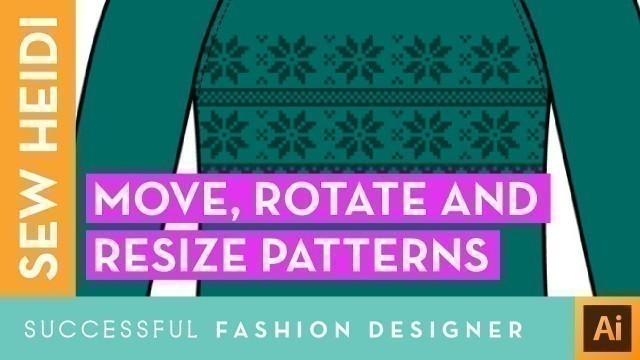 'Repeating Patterns in Adobe Illustrator: How to Move & Scale Them'