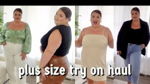 'PLUS SIZE FALL HAUL + TRY ON *TRENDY + FASHIONABLE*'