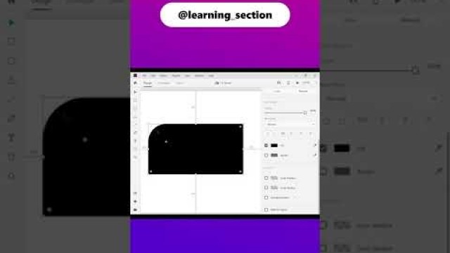 'Adobe XD - Curve from one side only | Learning Section'