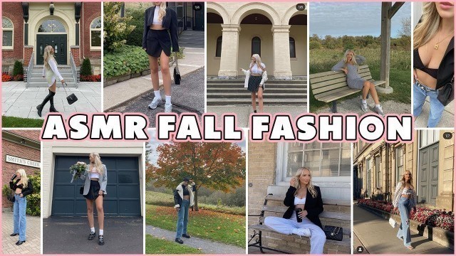 'ASMR FALL OUTFIT IDEAS // GwenGwiz'