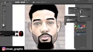 'How To Cartoon Yourself With Mouse ( ADOBE ILLUSTRATOR )'