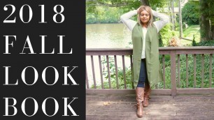 'Plus size fashion: 2018 Fall Lookbook'