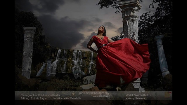 'Fashion Photography Workshop at Mitta Waterfalls by 9 Blocks Photography'