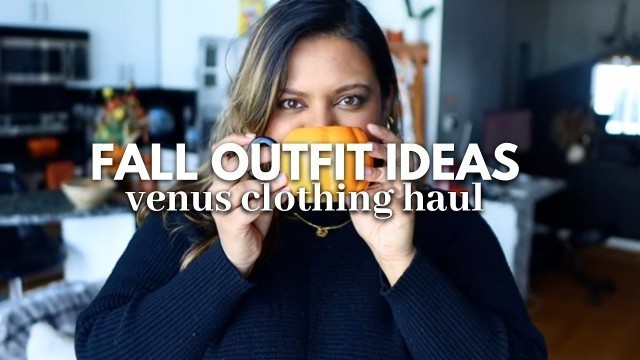 '2022 PLUS SIZE FALL OUTFIT IDEAS ON AN APPLE SHAPED BODY - VENUS CLOTHING HAUL'