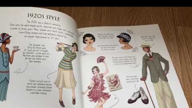 '1920\'s fashion to colour Usborne'