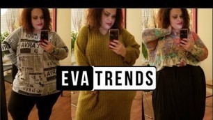 'EVA TRENDS | PLUS SIZE FASHION | TRY ON HAUL + REVIEW'