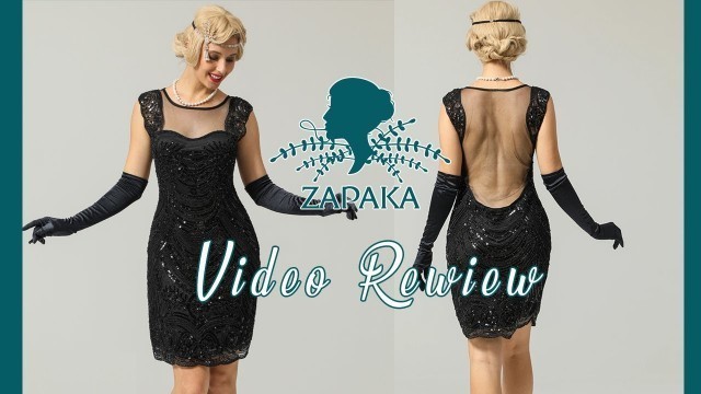 '✨ Black 1920s Sequined Flapper Dress - Chic Vintage Dresses and Accessories | ZAPAKA'