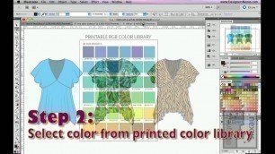 'Easy Fashion Colorways with Illustrator Live Color'