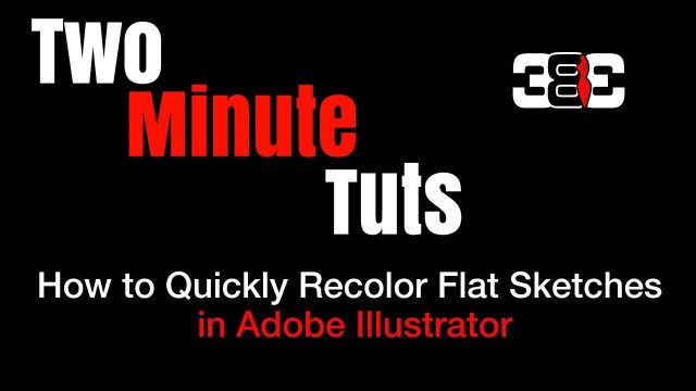 'How to Quickly Recolor Fashion Flat Sketches in Adobe Illustrator'