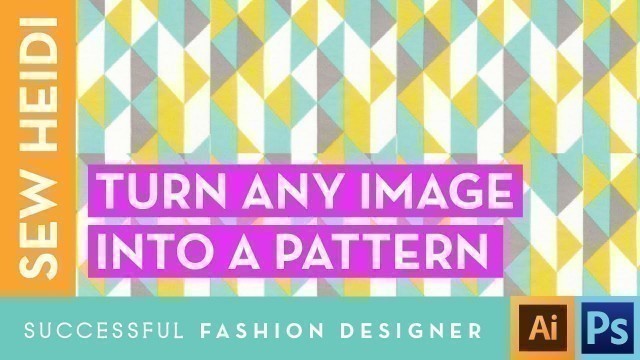 'How to Make a Pattern Swatch in Illustrator from an Image'