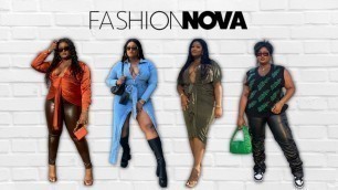 'EARLY FALL FASHION NOVA CURVE TRY-ON HAUL:  STYLISH PLUS SIZE MUST HAVES FOR THE FALL SZN!'