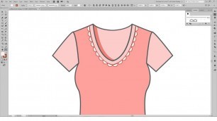 'Illustrator - Create a scallop edge brush to use for clothing design and more'