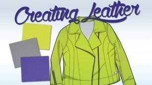 'How to Create Leather for a Flat Sketch in Adobe Illustrator'