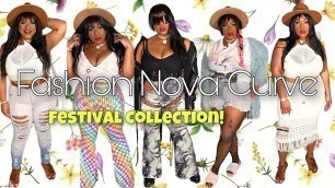 'Plus Size Festival Looks | Leather, Fringe, Denim | Fashion Nova Curve'