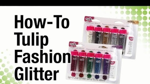 'How To Tulip Fashion Glitter Tips'