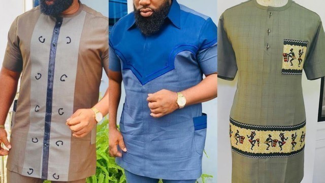 '2021-2022 Stylish Cashmere Native Styles For Nigerian Men'