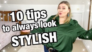 '10 tips to always looking stylish | Plus size fashion over 40'