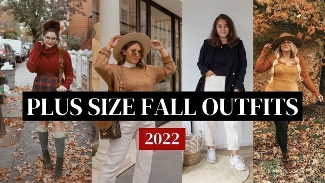 'PLUS SIZE FALL OUTFITS 2022 | FALL OUTFIT IDEAS | FALL LOOKBOOK | FALL AMAZON FASHION'