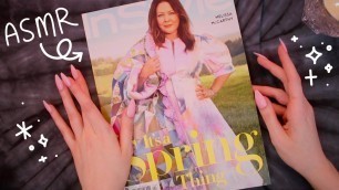 'Flipping Through Spring Fashion Magazine (ASMR whisper & page sounds)'