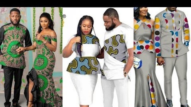 'Beautiful couples Ankara outfit styles and designs 2022'