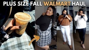 'NEW FALL WALMART HAUL - APPLE SHAPED PLUS SIZE FASHION'