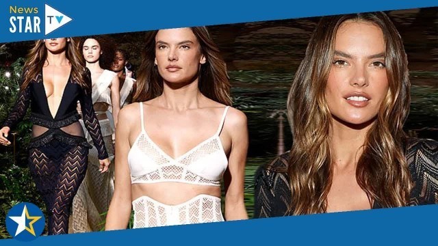 'Alessandra Ambrosio, 40, stuns as she walks the New York Fashion Week runway in two PatBO designs 97'