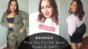 'BOOHOO FALL Fashion | Plus Size Haul - Sizes 0-24'