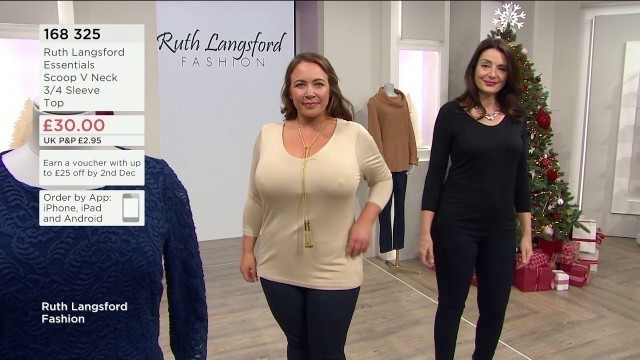 'Clare L Very Busty Pokies Curvy Model QVC 21Nov2018'