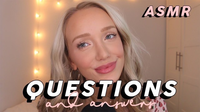 'ASMR Q/A (Fav Clothes, Eating Meat, Weight Loss...) | GwenGwiz'