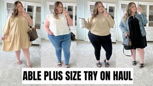 'Plus Size ABLE Try-On Haul and Brand Review *Fall Fashion*'