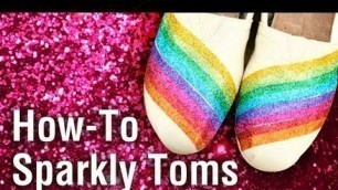 'Give Shoes a Sparkly Makeover with Tulip Fashion Glitter!'