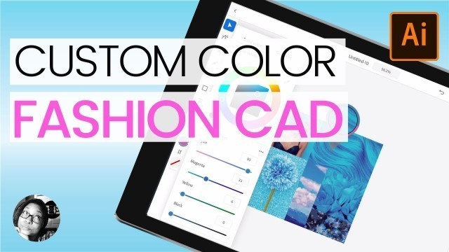 'Create Custom Color in Illustrator for a Fashion CAD on iPad'