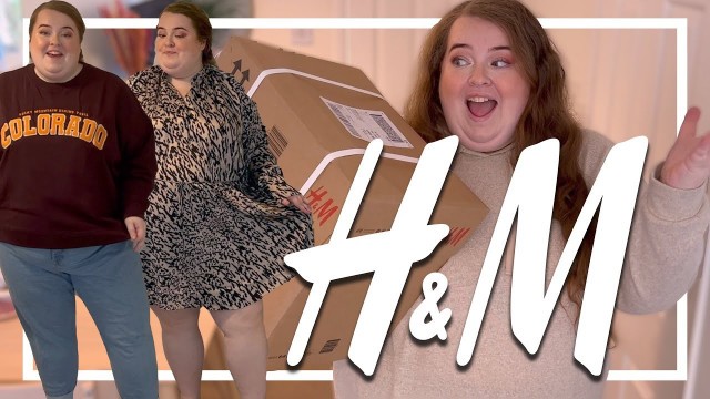 'NEW IN FOR AUTUMN H&M+ HAUL | plus size fall fashion try on | 2022'