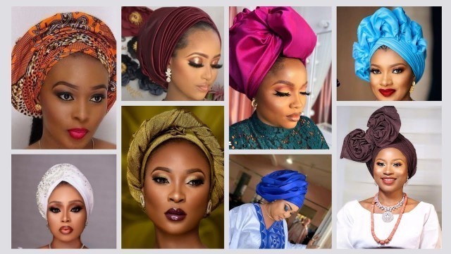 'Amazing Nigerian fashion  Turban Caps Collection/Most Fascinating headscarves ideas'