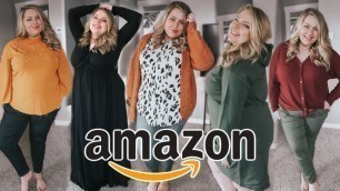 'HUGE AMAZON TRY ON | PLUS SIZE FASHION + HOW TO SHOP AMAZON'