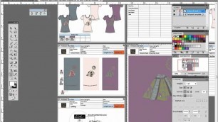 'Techpacks for fashion design in illustrator'