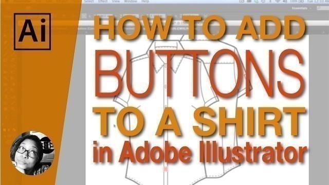 'How to Add Buttons to a Fashion Design Sketch in Illustrator'